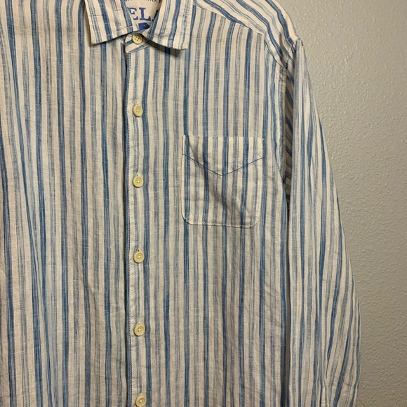 Tommy Bahama Relax Academy Linen M button up shirt - Picture 7 of 15